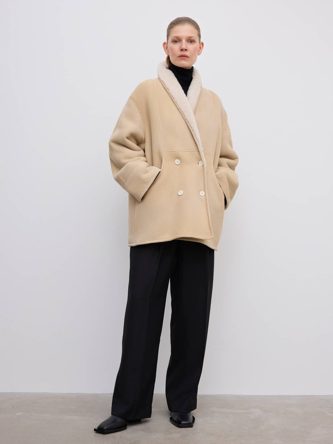 Twill Wool Doe Studio ジャケット・アウター Double-breasted Free Gender Doe Studio テーラードジャケット ジャケット Doe Studio XS ジャケット・アウター