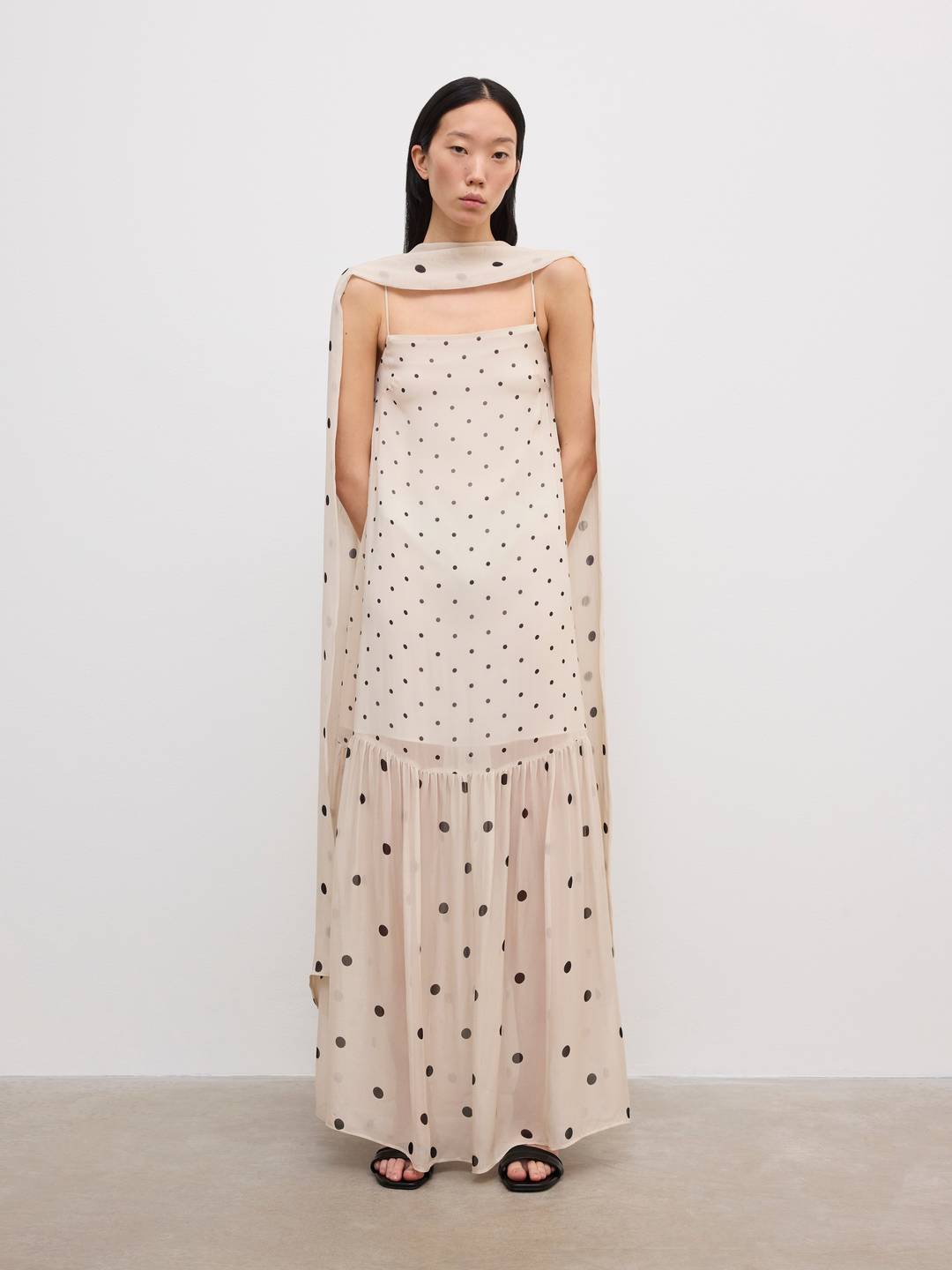 beige long slip dress Pearl 100% Silk Maxi Dress Long Slip Cami Gown Beige Silk Wedding Guest Dress Simple Bias Satin Bridesmaid Dress Chocolate Brown Prom Dress