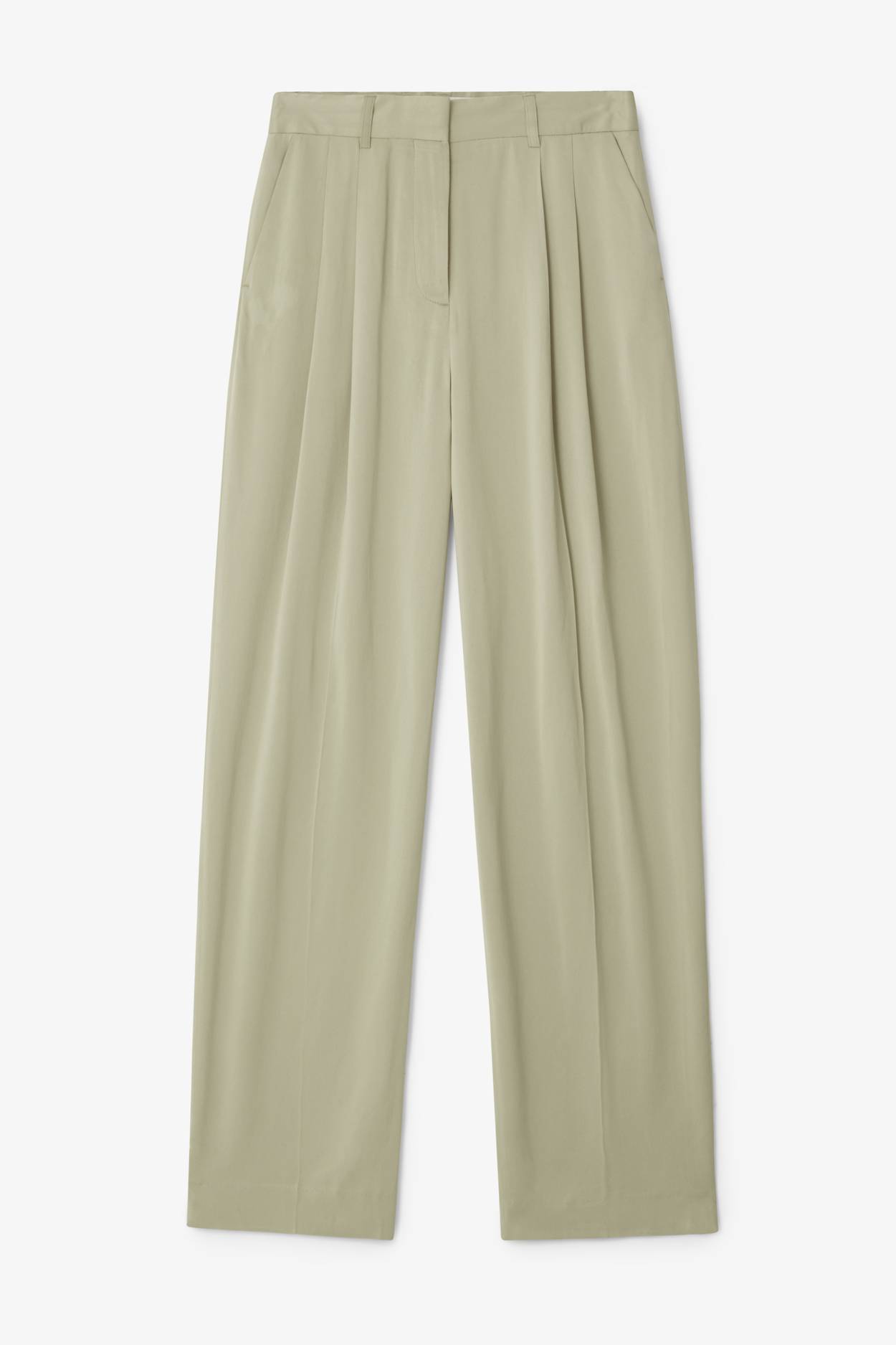 Wide Suit Pant - Slate Green