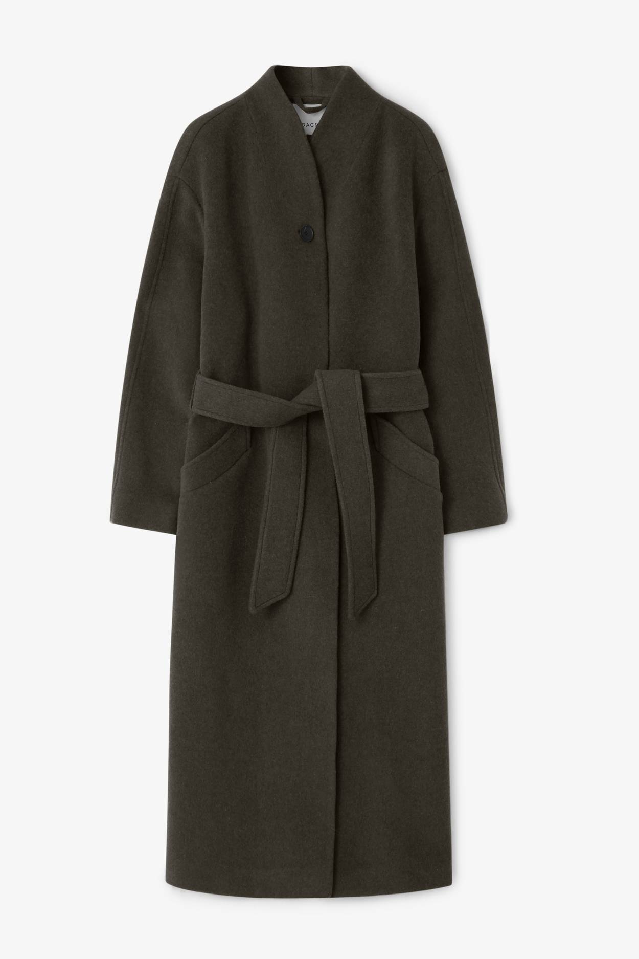Oversize belted coat