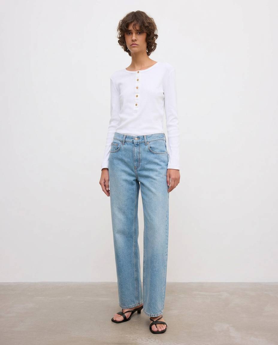Cropped denim