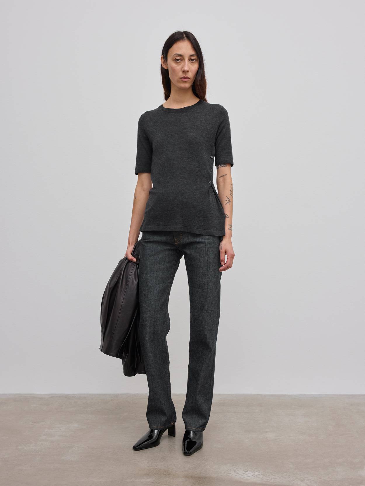Asymmetric Knit Top