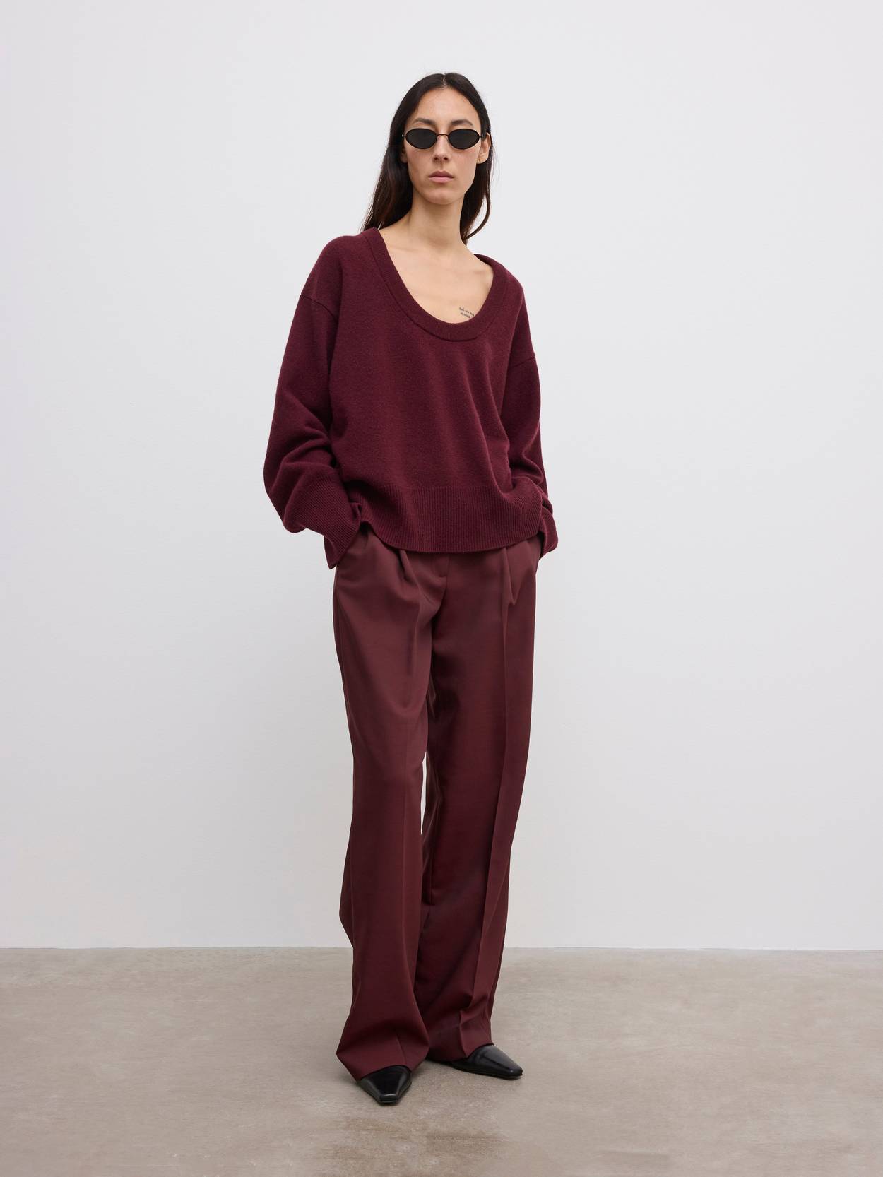 Soft Wool Scoop Knit