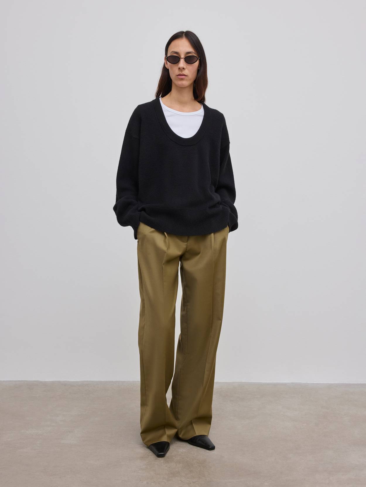 Soft Wool Scoop Knit