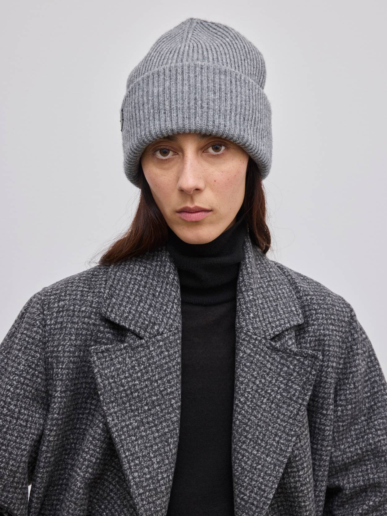 Wool cash beanie