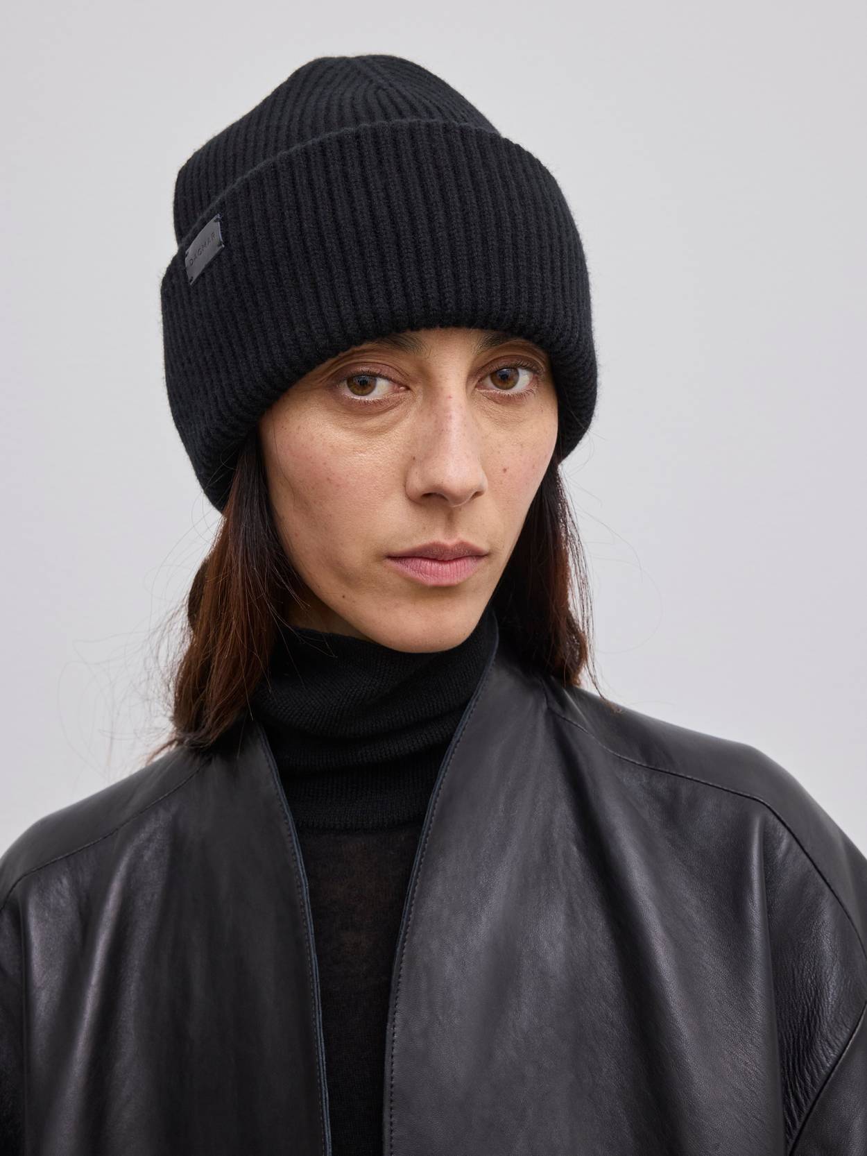 Wool cash beanie