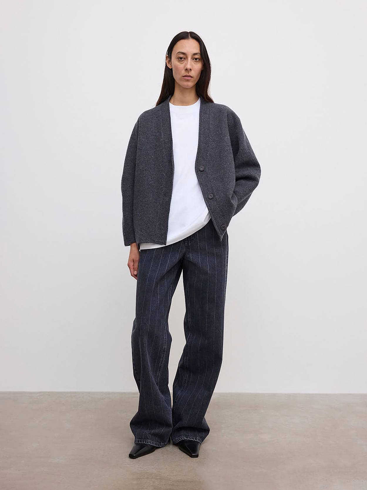 Long Wool Cardigan