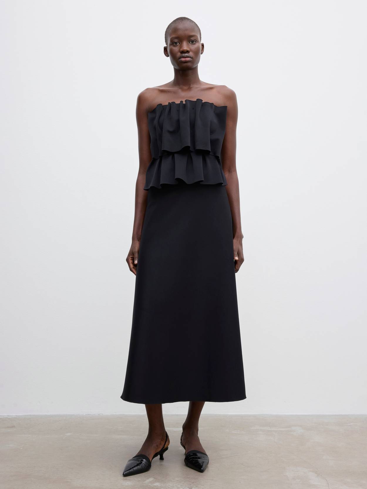 Sculpted tube dress