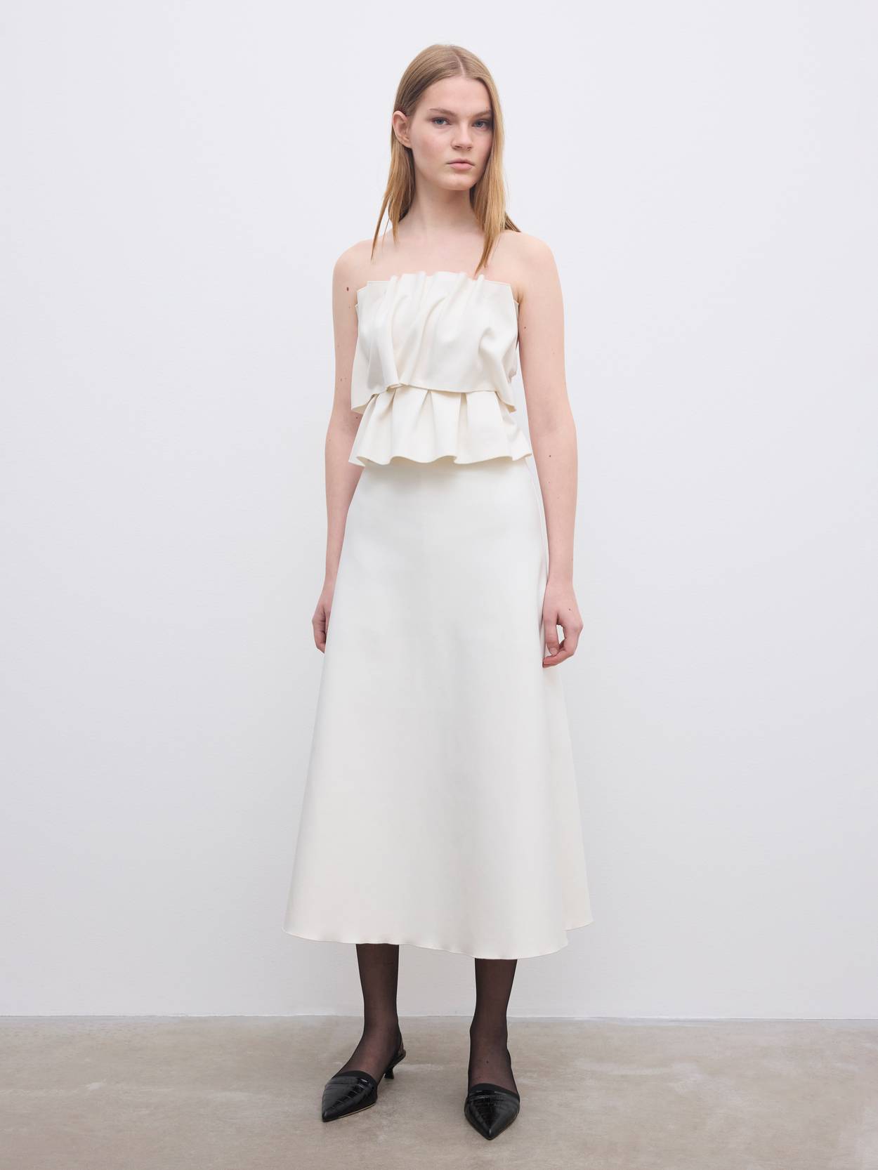 Sculpted tube dress