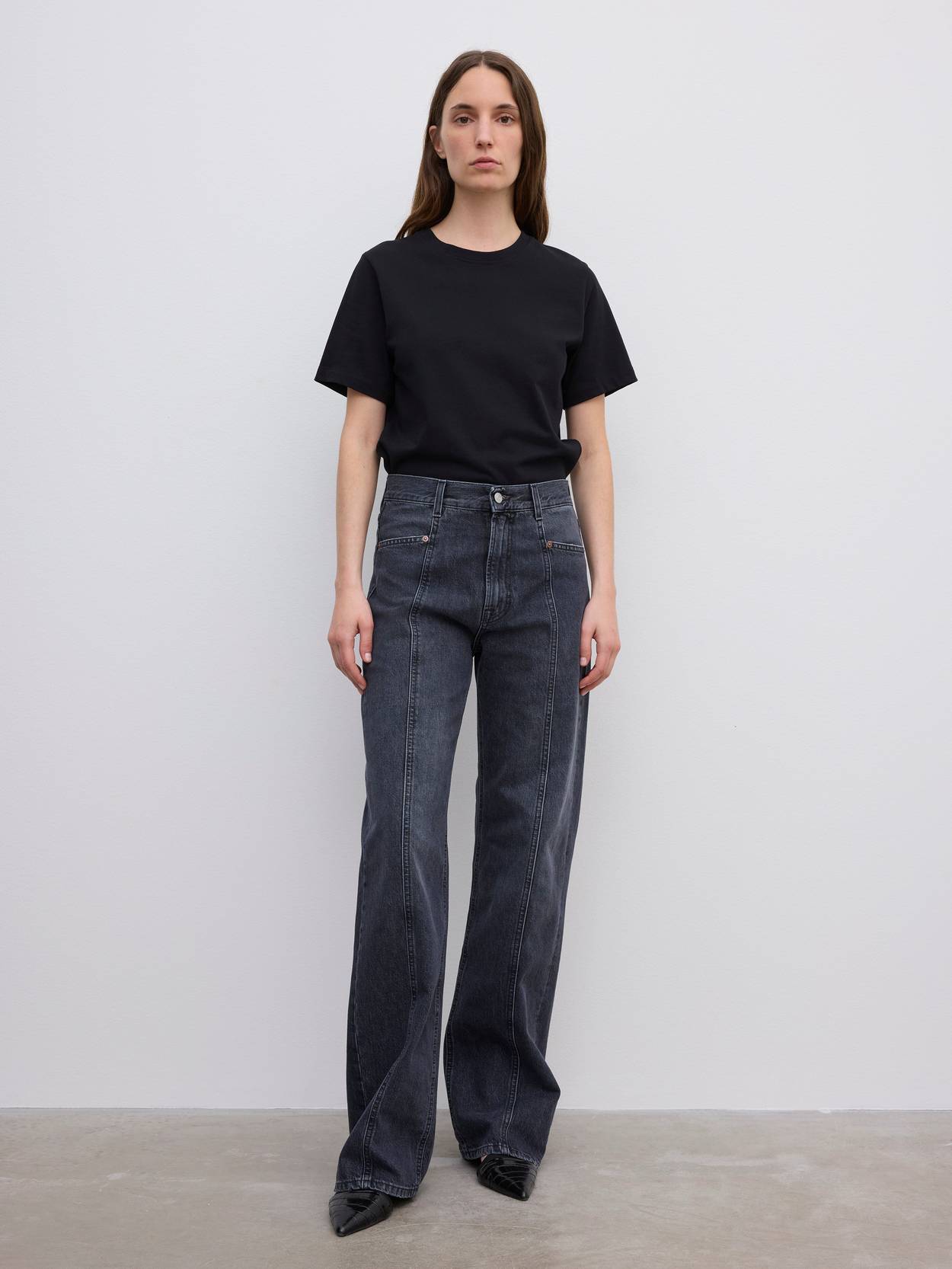 Loose fit denim