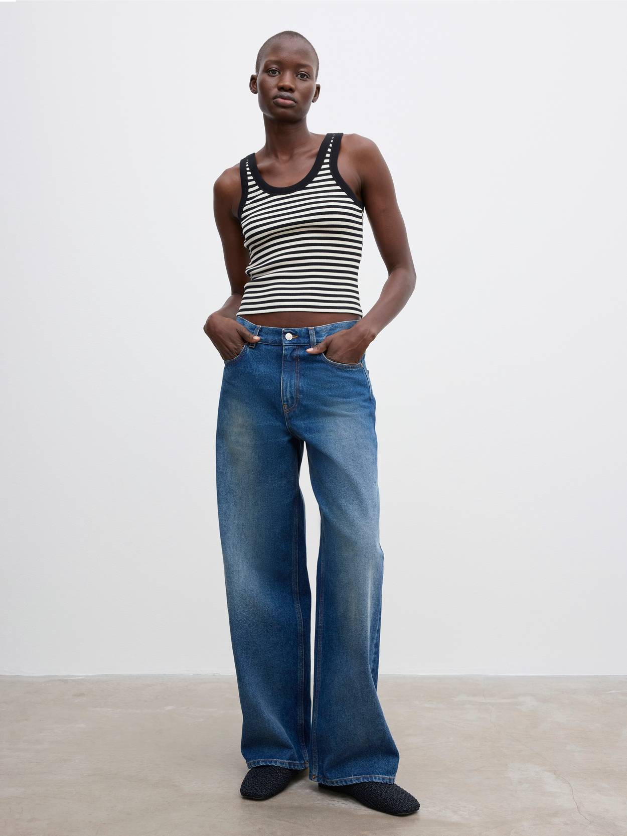 Ribbed tank top