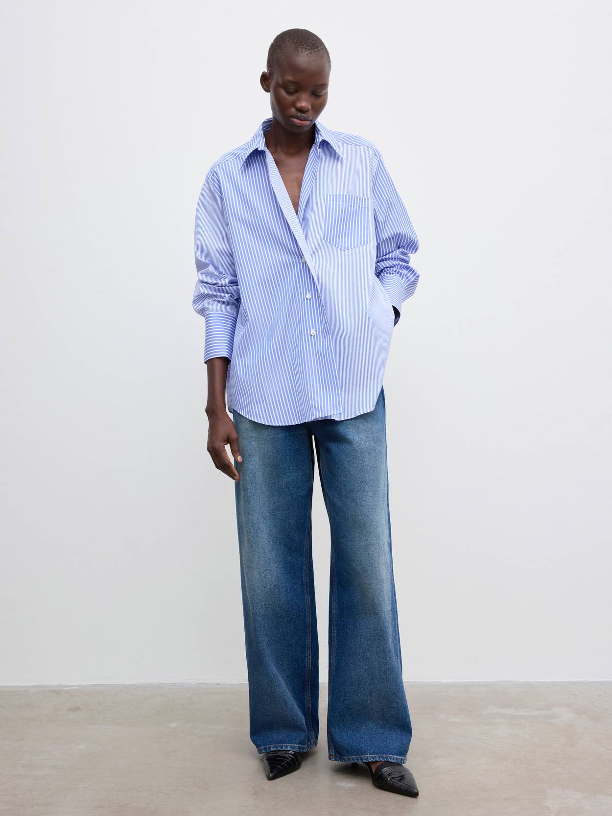 Asymmetric shirt