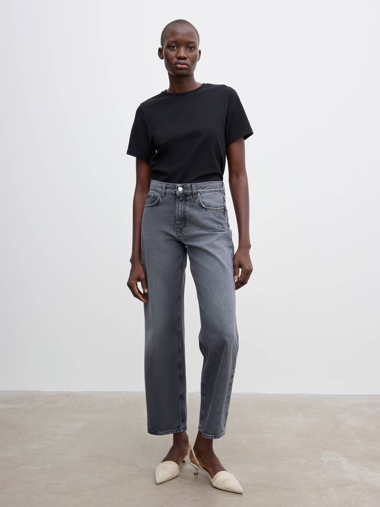 Cropped denim