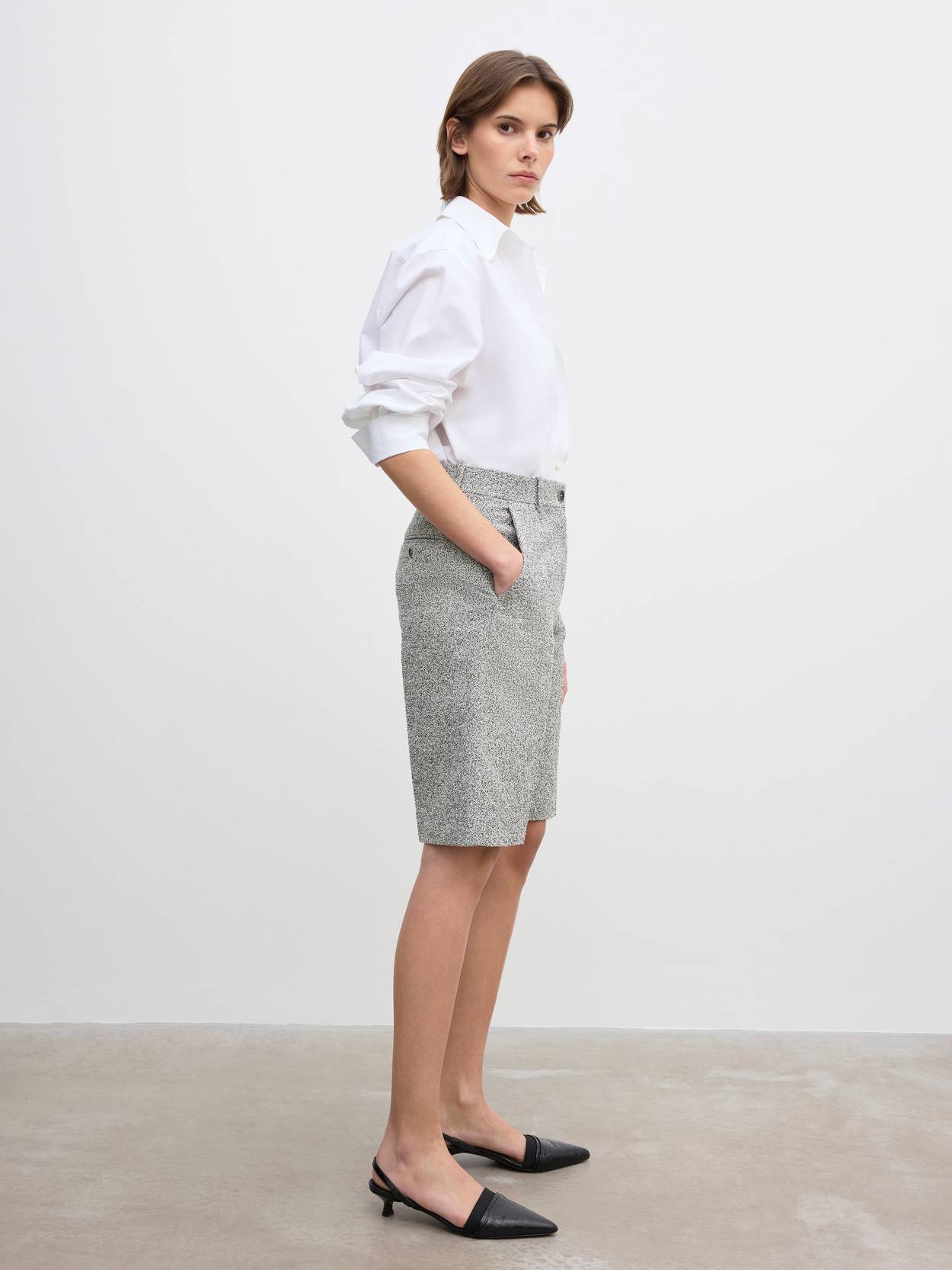 Bouclé shorts