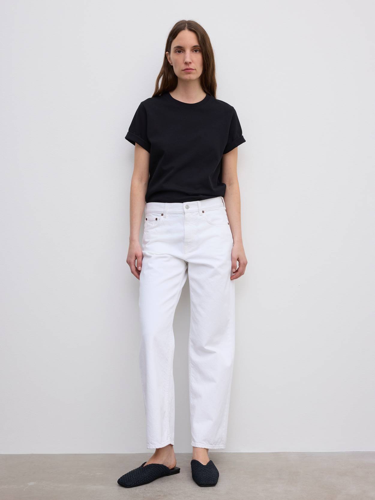 Cropped denim