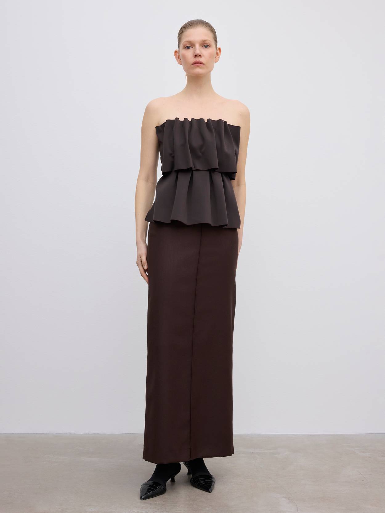 Sculpted Tube Top