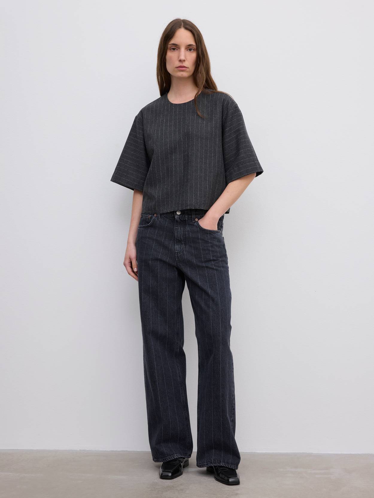 Pinstripe T-Shirt