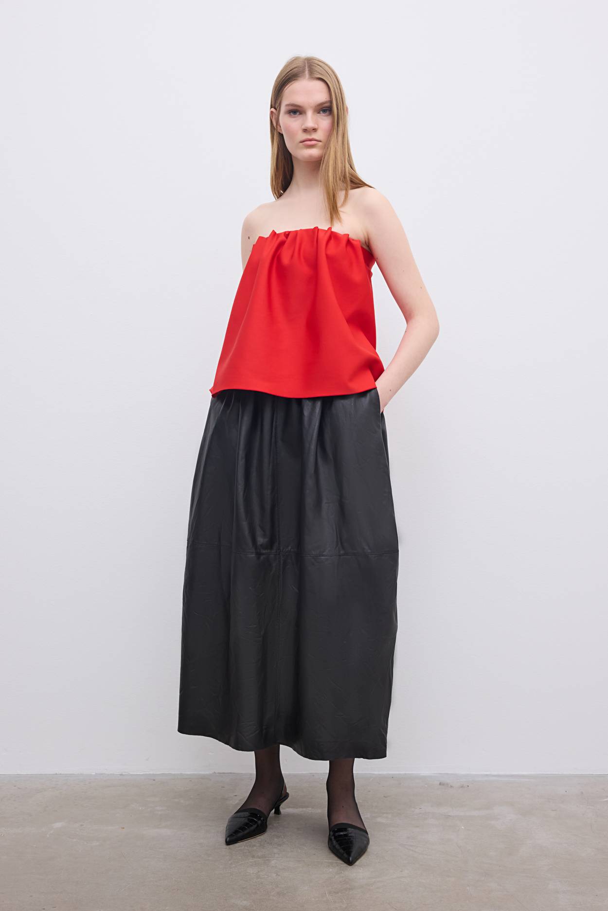 Rouched Tube Top