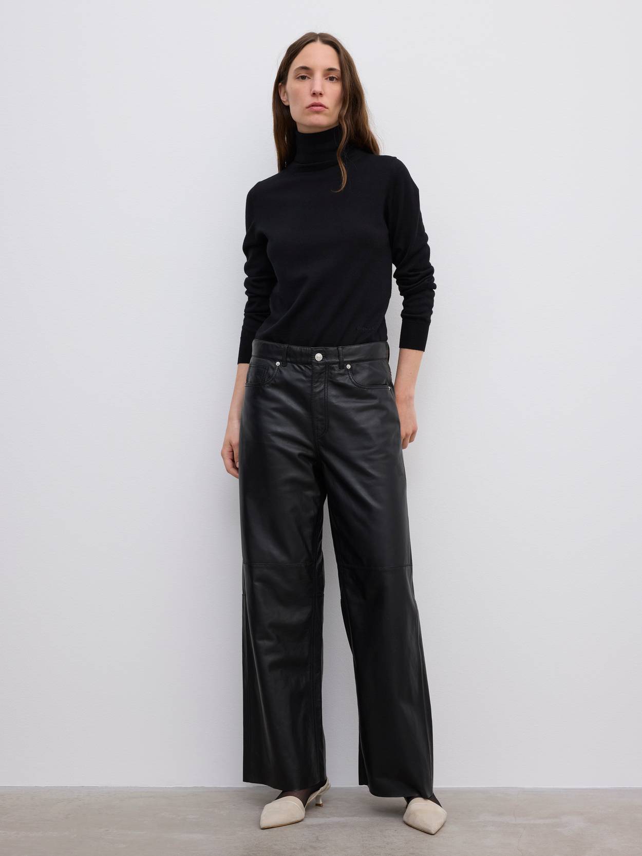 Baggy fit Leather 5 pkt