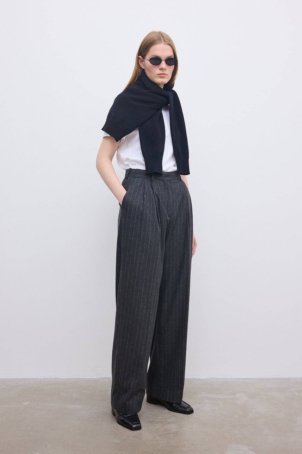Relaxed Suit Trouser Pinstripe