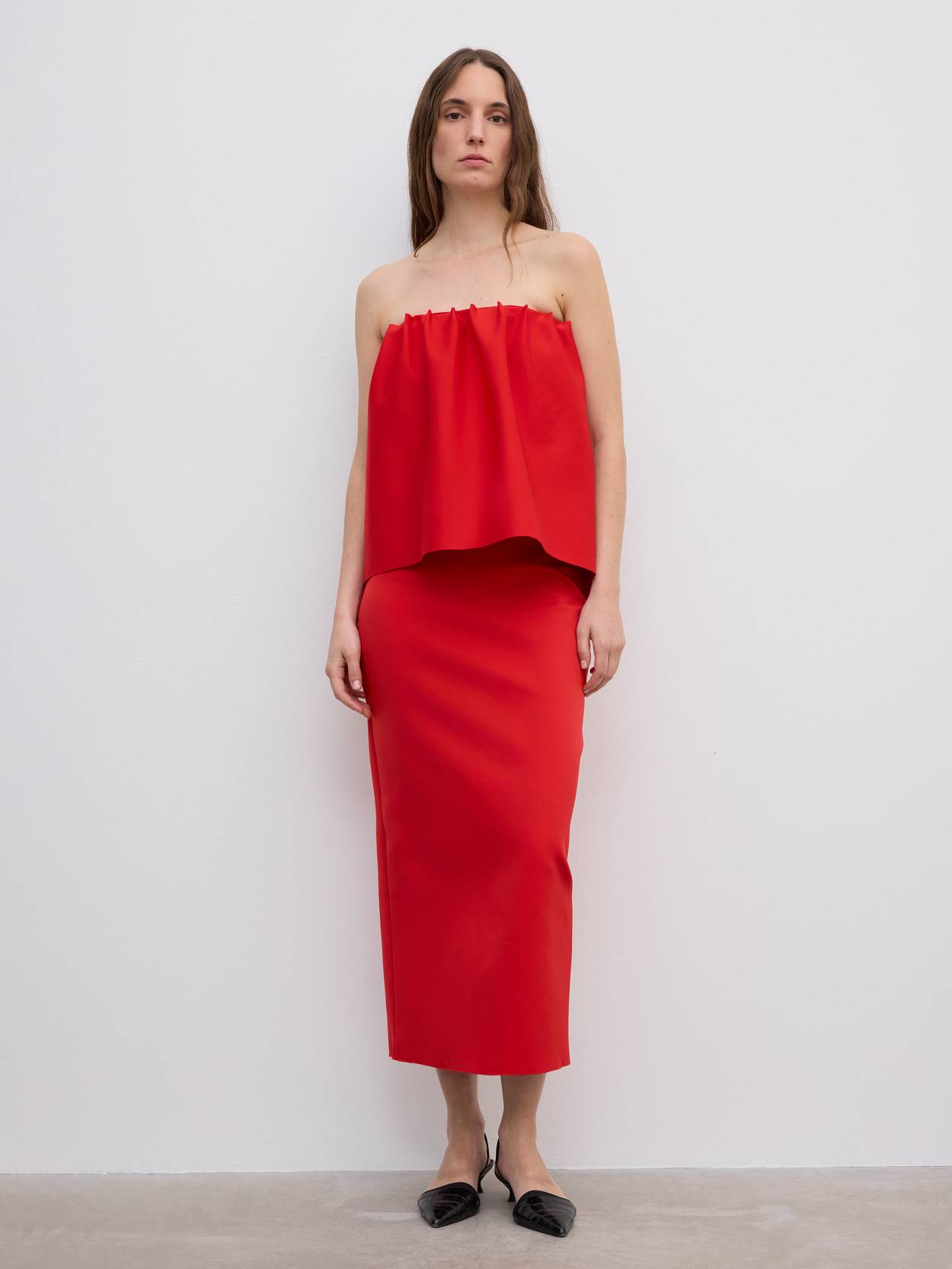Rouched Tube Dress