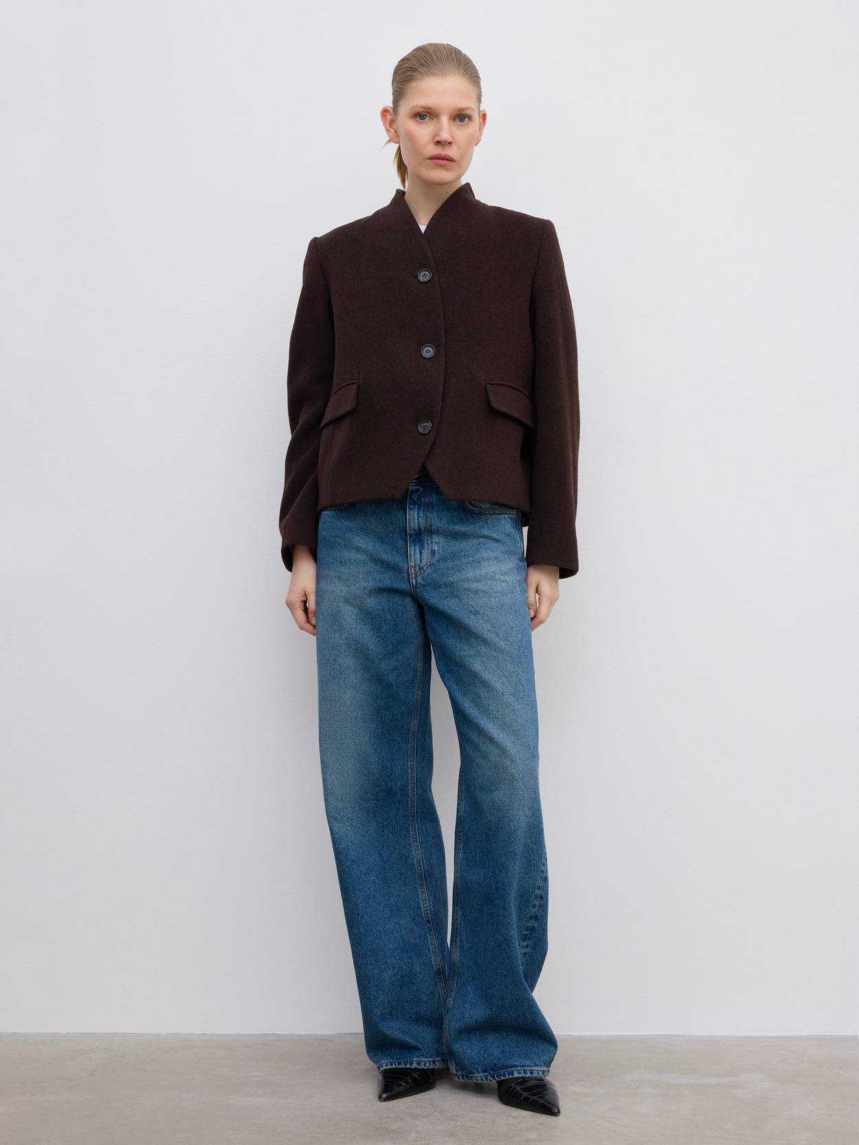 Short Curved Jacket