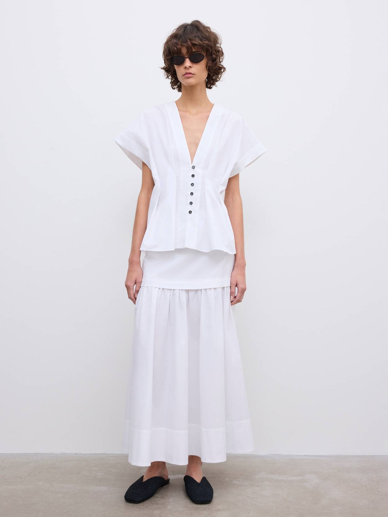 Cinched Cotton top