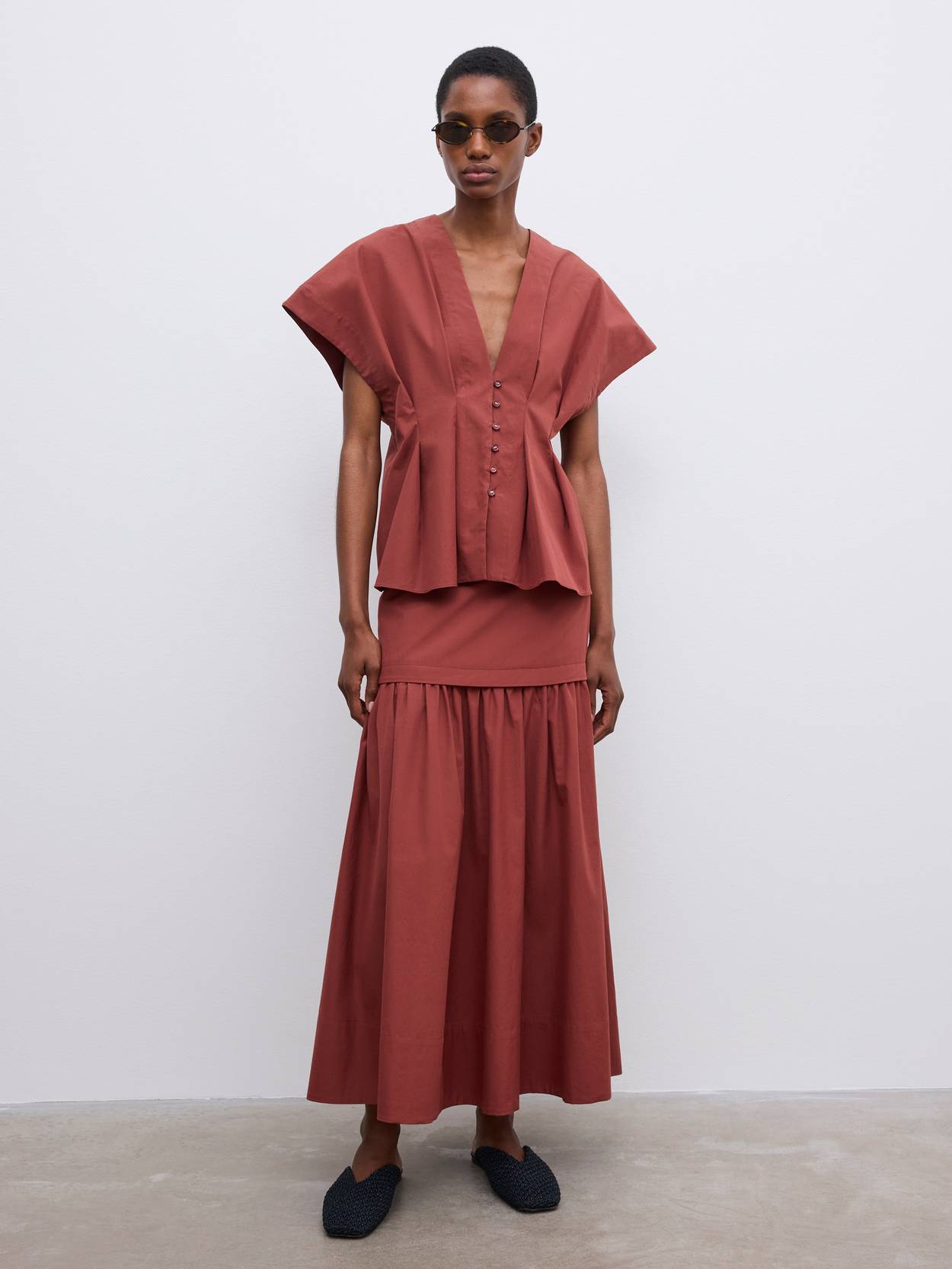 Cinched Cotton top
