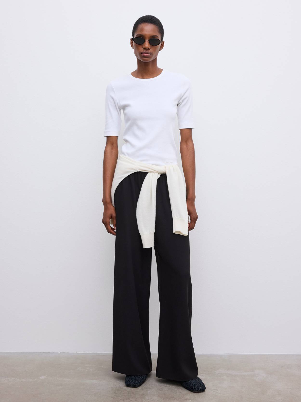Fluid Crepe trousers